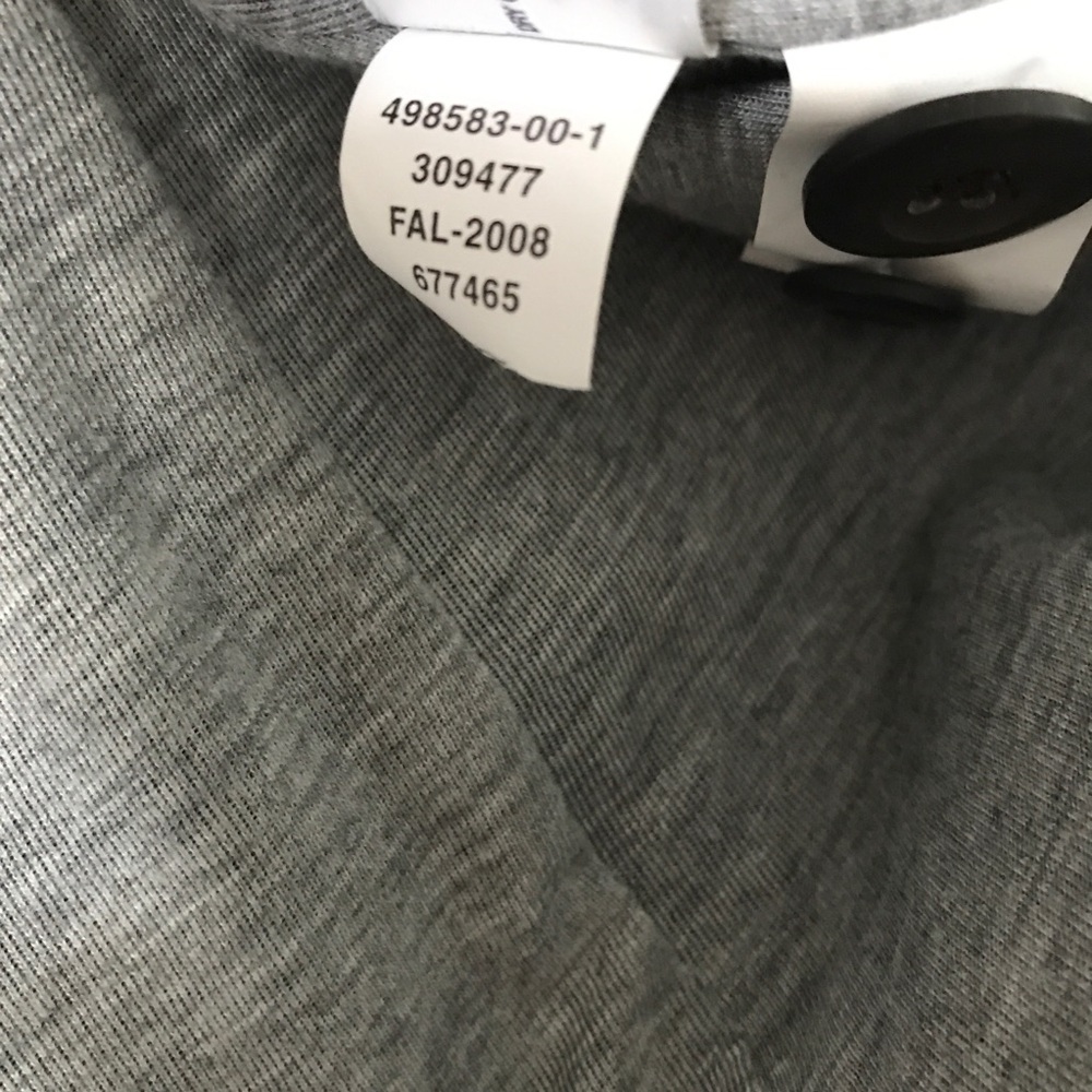 GAP TWILL DENIM GRAY BLAZER JACKET ONE BUTTON WOMENS 10 - Picture 5 of 11